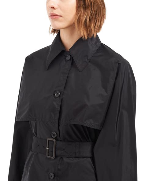 prada men short trench|Prada men's raincoat.